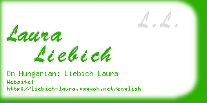 laura liebich business card